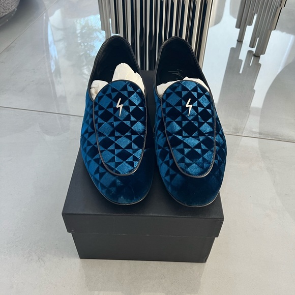 Giuseppe Zanotti Suede Loafers Sz 13 Eu 46 in Pristine Condition